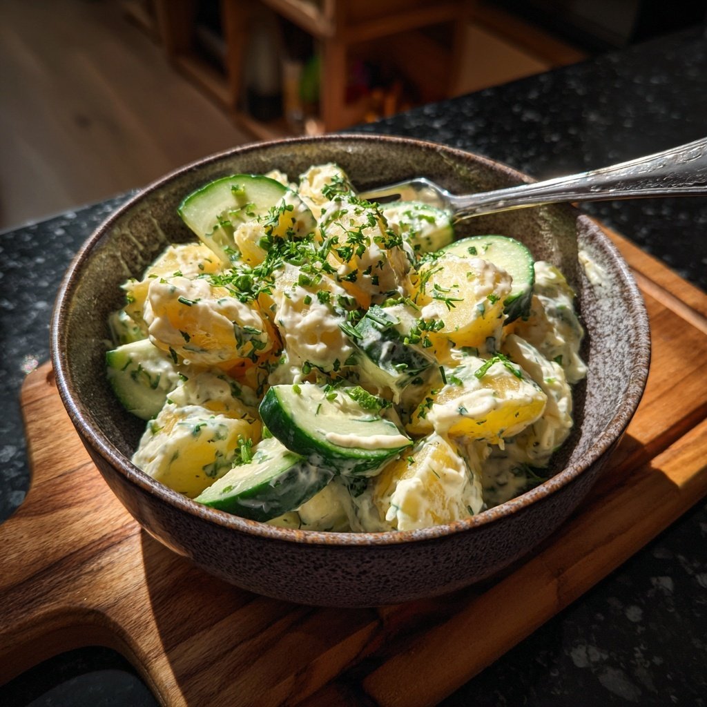 Kartoffelsalat Zum Grillen Mit Senf Dressing