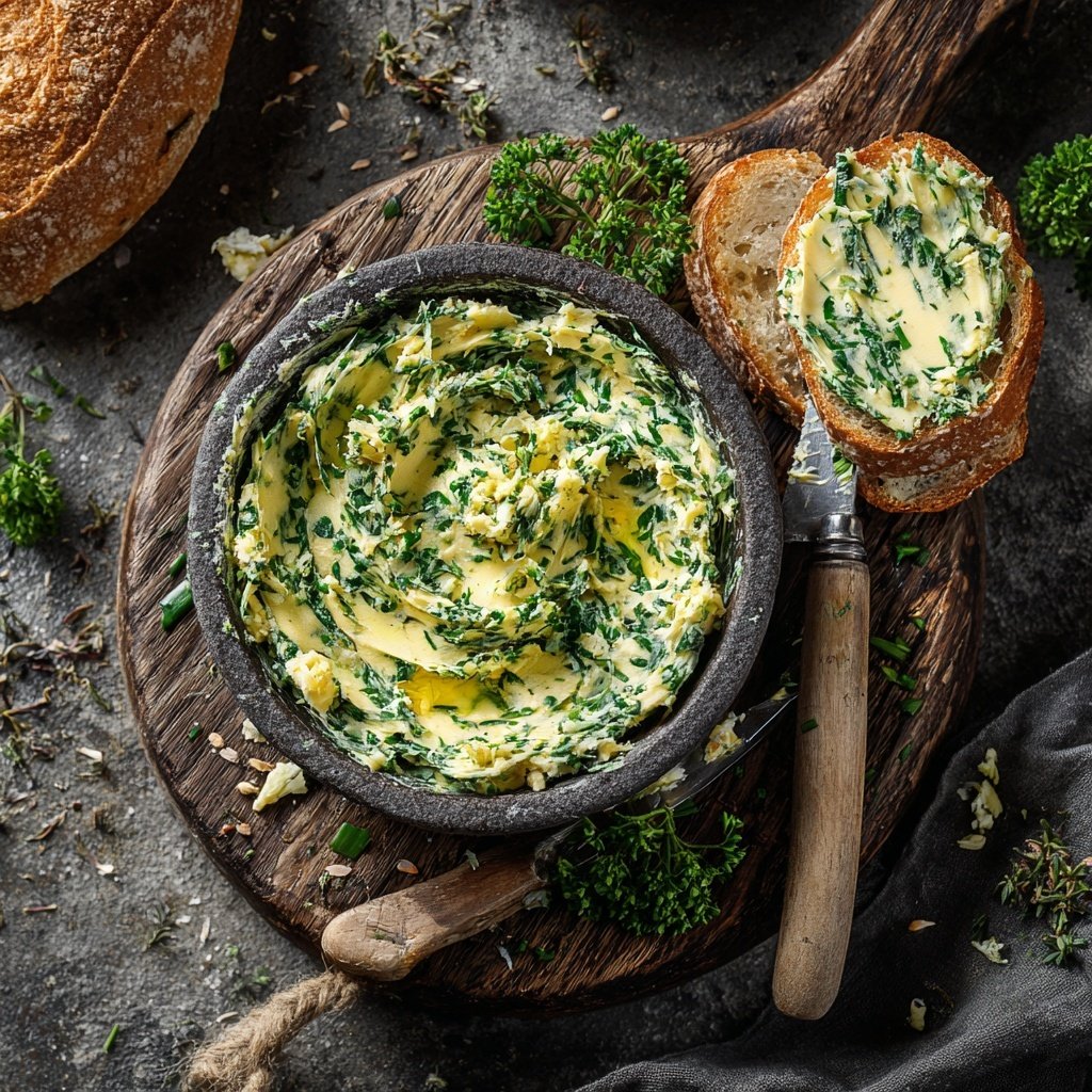 Kräuterbutter Mit Knoblauch