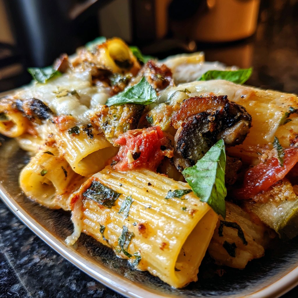 Rigatoni mit Ofengemüse