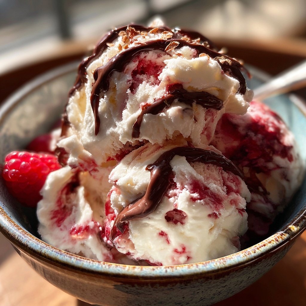 Eis Selber Machen Mit Himbeeren