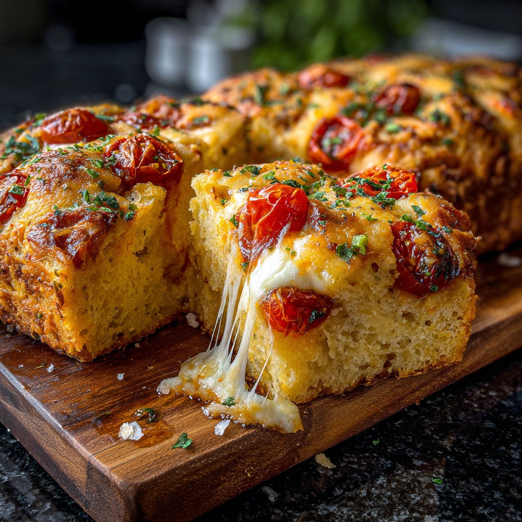 Zupfbrot Mit Tomaten Und Mozzarella