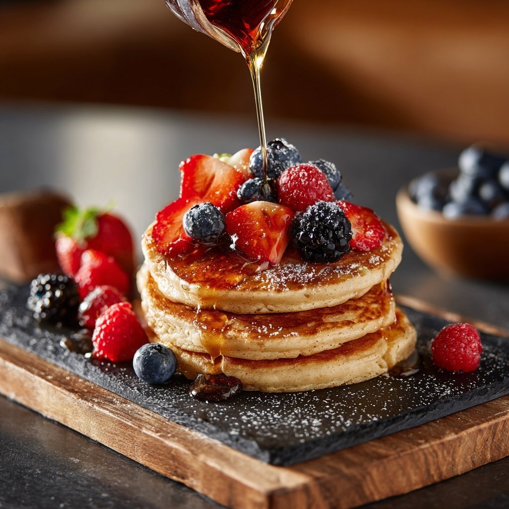 Protein-Pfannkuchen mit Hafer