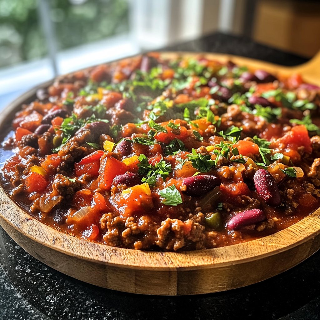 Chili sin Carne mit Tomaten