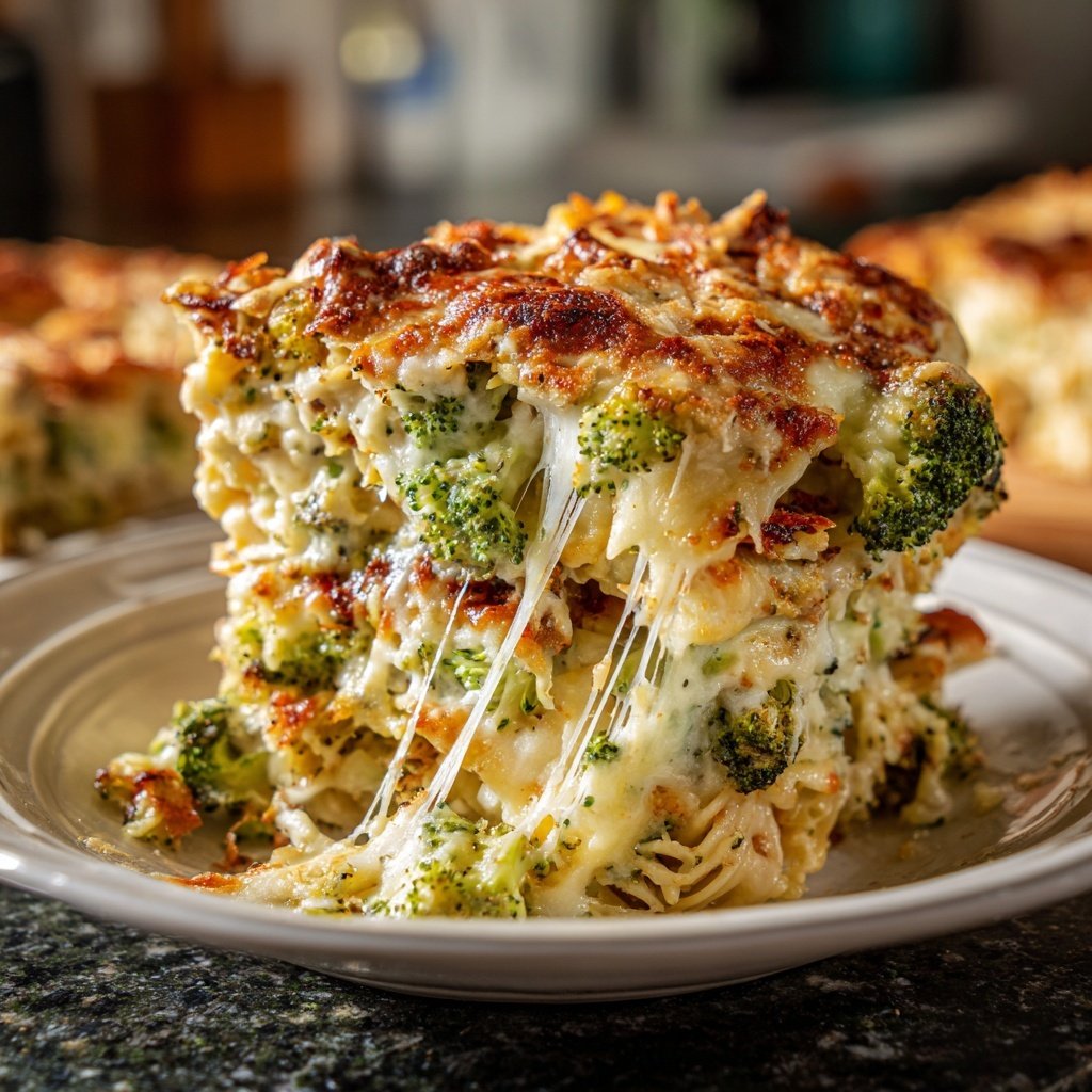 Brokkoli Nudel Auflauf