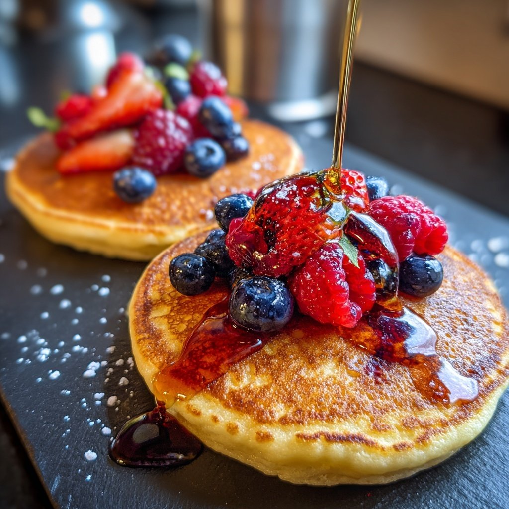 Pfannkuchen mit Beerenmix