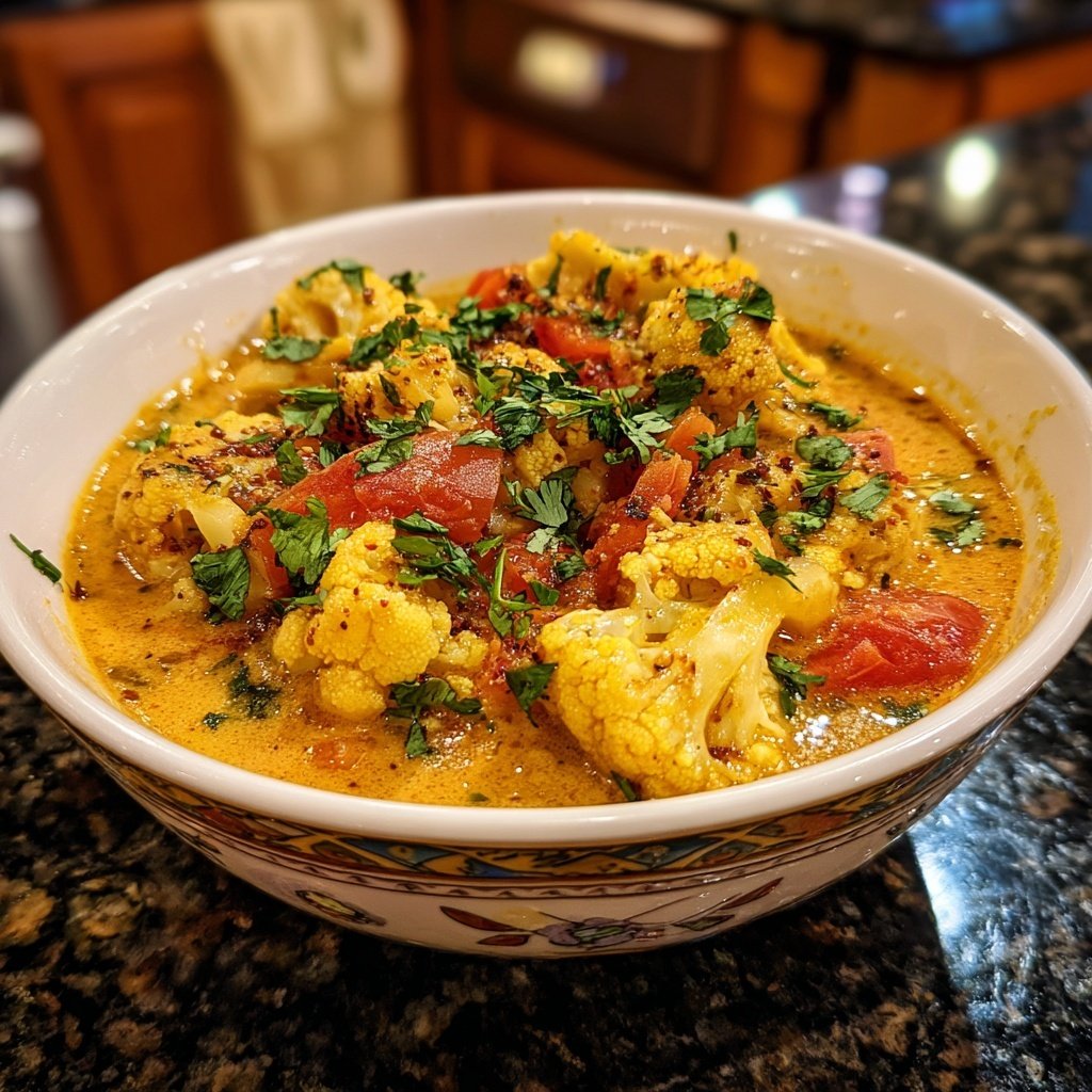 Blumenkohl-Curry vegetarisch